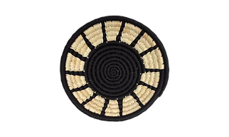 Sabai Handwoven Grass Wall Design Baskets, Size 30CM, Natural Color