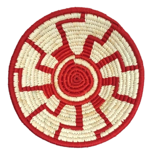 Indian Craft Sabai Handwoven Grass Baskets, SIze 30CM