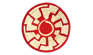 Indian Craft Sabai Handwoven Grass Baskets, SIze 30CM