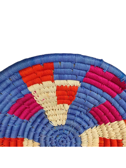 Sabai Handwoven Grass Wall Baskets Decor, Size 30CM, Mix Color-30CM-6