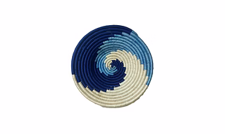 Handicraft Sabai Grass and Palm Leaf Wall Plate, Size 30CM