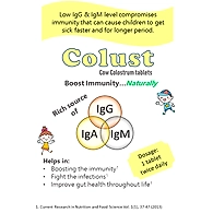 Colust Immunity Tablet, Collins Health Pvt Ltd, 30 Tablets