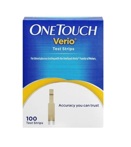 OneTouch Verio Test Strips Pack of 100 test strips 09/2022 expiry.-11810756