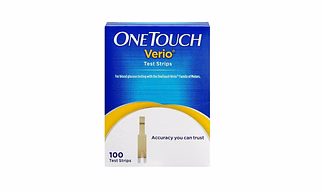 OneTouch Verio Test Strips Pack of 100 test strips 09/2022 expiry.