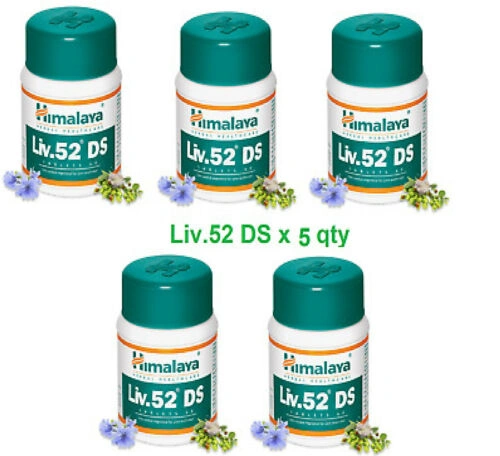 LIV 52 DS 5X Bottles Himalaya Liver Care Officially BESTSELLER-11810800