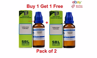 2 X 30 ml SBL Sarracenia Purpurea Homeopathy Dilution 30ch Free Shipping
