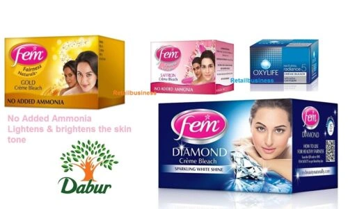 Dabur Fem Cream Creme Bleach Face Skin Whitening -  Oxylife-11837448