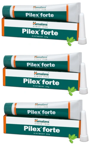 3 X Pilex Forte Ointment Ayurvedic Ointment exp.07/2024-11837464