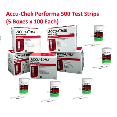 Accu-Chek Performa Test Strips Glucose Test Strips Exp 2023 Made In USA - 1500 strip