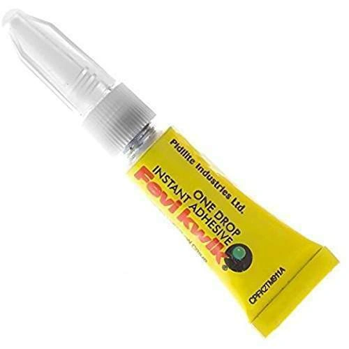 10 x Fevi Kwik Super Glue-Power Flexi Mini Trio Gel Flexible Adhesive 1gm Tube-11837648