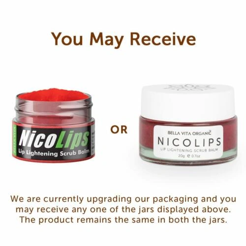 NicoLips Lip Balm Scrub For Lightening &amp; Brightening Dark Lips-11837768