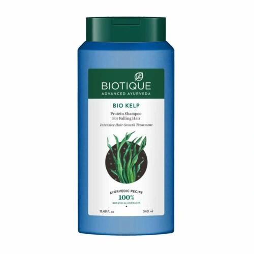 Biotique Ayurveda Bio Kelp/Ocean Fresh Growth Protein Shampoo Falling Hair 340ml-11838072