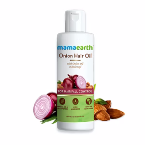 Mamaearth Onion Oil for Hair Growth & Hair Fall Control with Redensyl 150ml
