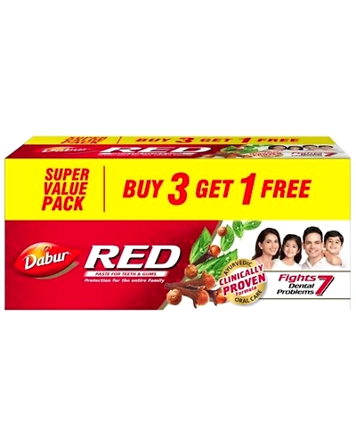 Dabur Red India's No.1 Ayurvedic Fluroide Free Paste, 150 g-11838334