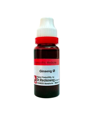 Dr Reckeweg Germany Homeopathic Ginseng Mother Tincture 1x(Q) 20ml-11838390