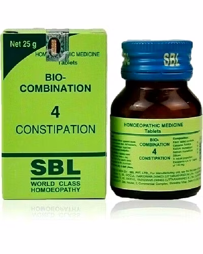 SBL Homeopathic Bio Combination 4 (BC 4) Tablets 25gm for Constipation-11838392