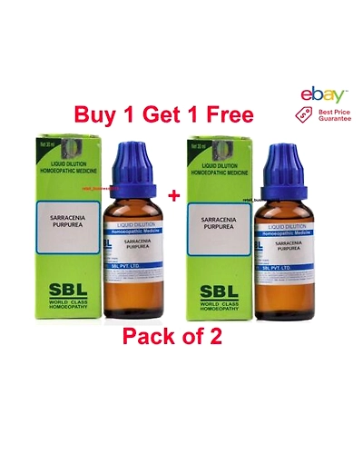 2 X 30 ml SBL Sarracenia Purpurea Homeopathy Dilution 200ch Free Shipping-11838416