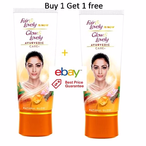 Glow And Lovely Ayurvedic Care - Fairness Cream Skin Face 50g x 2 Natural glow
