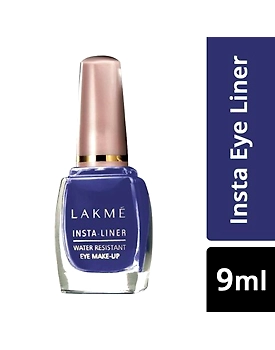 Lakme Insta Eye Liner - 9 ml Liquid Blue Water Resistant For Beautiful Eyes