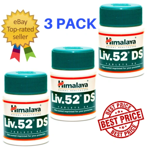 3 Box 180 tablets Himalaya Liv52 DS Liver Repair Officially Certificate EXP.2024-11838596