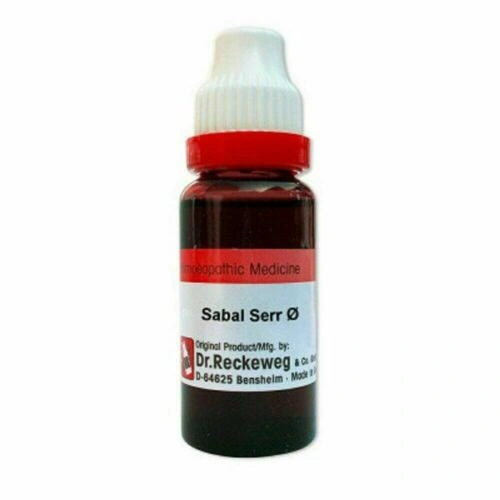 Dr.Reckeweg Homoeopathic Sabal Serrulata Mother Tincture 1X (Q) (20ml)-11842746