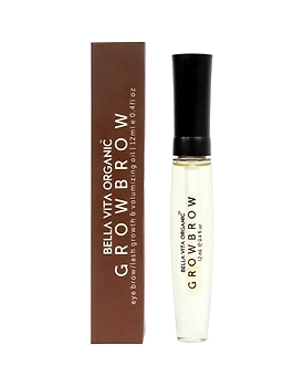 Bella Vita Organic Grow Brow Eyebrows & Eyelash Hair Growth Oil, 12 ml/ 0.4 floz