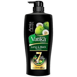Dabur Vatika long-black-shampoo-power-of-7-natural-ingredients 640ml