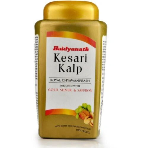 Baidyanath Kesari Kalp Royal Chyawanprash Enriched with Gold, Silver,Saffron500g-11842884