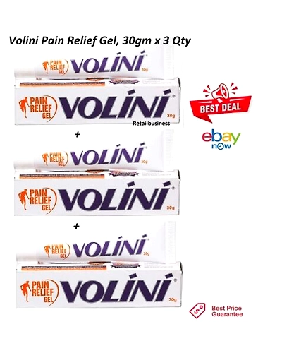 Volini Gel 30g Pain Relief for Lower Back Pain Joint Pain Neck Pains (Pack of 3)-11842986