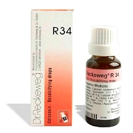 Willmar Schwabe Dr. Reckeweg Homeopathic R34 (Calcossin) (22ml) Drops imporve bone strength