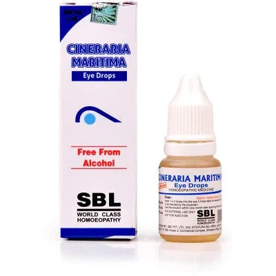 5 X SBL'S CINERARIA MARITIMA EYE DROPS Without Alcohol (10ml) + Fast Shipp-1