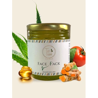 Organic Aloe Vera Total Nourish Face Pack with Pure extracts & Vitamin E