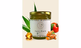 Organic Aloe Vera Total Nourish Face Pack with Pure extracts & Vitamin E