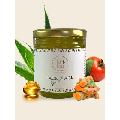 Organic Aloe Vera Total Nourish Face Pack with Pure extracts & Vitamin E