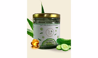 Organic Aloe Vera Face Gel with Pure Cucumber extract & Vitamin E