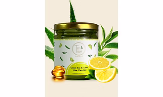 Organic Aloe Vera Green Tea Lime Gel with Vitamin E