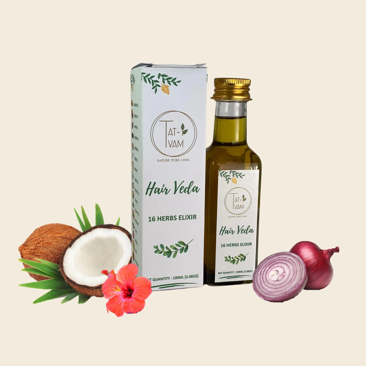 Hair Veda - 16 Organic Herbs Hair Oil-100