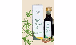 100% Pure & Organic Cold Pressed Hemp Seed Oil