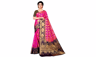 Neerav Exports Banarasi Silk Jacquard Saree