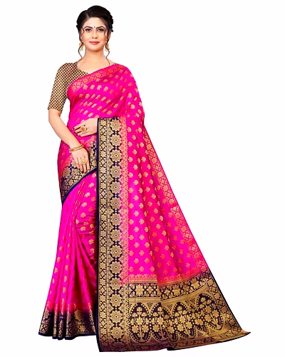 Neerav Exports Banarasi Silk Jacquard Saree-3