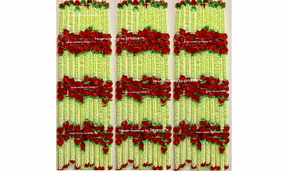SPHINX Artificial Jasmine Flower Garland (Multicolour, 12 Pieces)