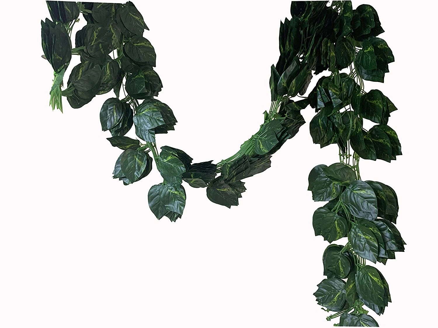 Artificial Leaves (7 feet Approx) Garlands/Creepers for Decoration (Design Same in The Image) 6 pcs-10345708