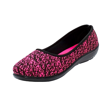 SHOEco BLACK RED WOMEN CASUALS SHOES_PUB-26-B-ALL-RET-1677