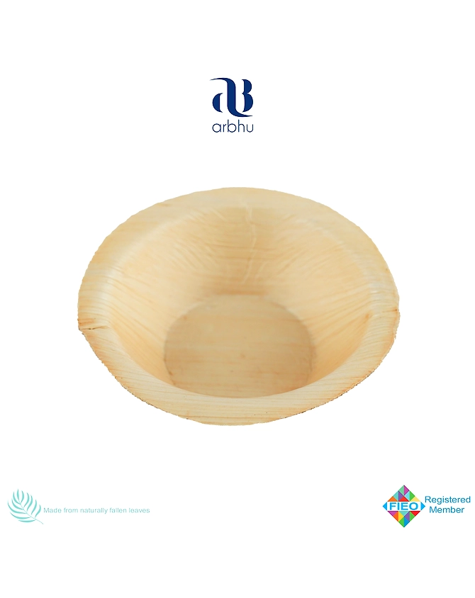 2.5&quot; Round Palm Leafs Bowls-1046