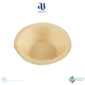 2.5" Round Palm Leafs Bowls