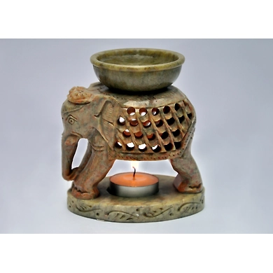 &quot;Haathi&quot; Stone Carved Aroma Diffuser-Haathi_Aroma_Diffuser