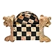 &quot;Bahurupa&quot; Checkered Stone 6 Piece Coaster Set-Bahurupa_Coaster_Set-sm