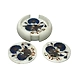 &quot;Guccha&quot; Marble Inlay 6 Piece Coaster Set-Guccha_Coaster_Set-sm