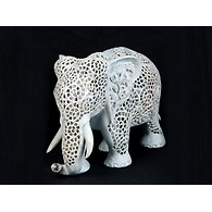 "Gaja" Stone Carved Art Sculpture