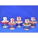&quot;Ud-danda&quot; Marble Ganesha Idol Set-2-sm